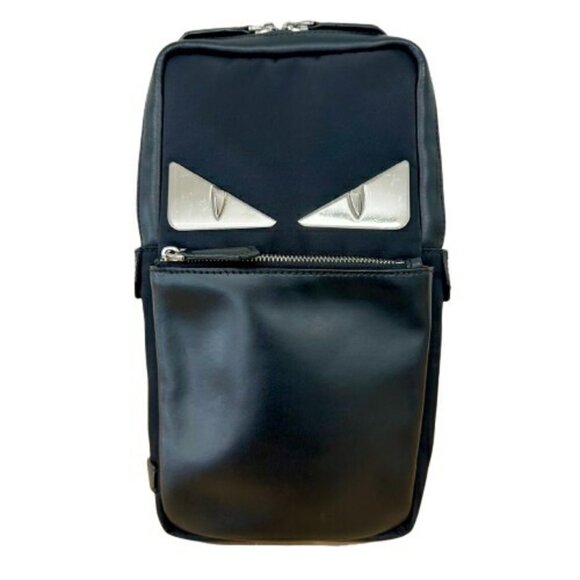 FENDI Black Leather Shoulder Bag - Picture 1 of 8